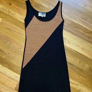Vintage Y2k Yoana Baraschi Original Knitwear Sparkly Sweater Tank Dress